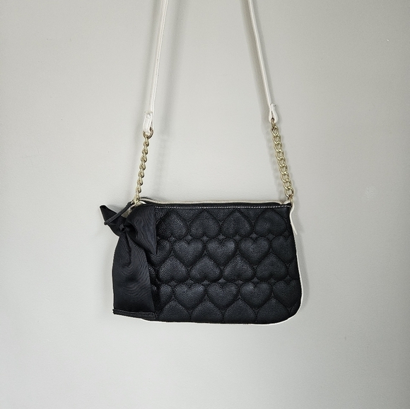 Small Betsey  Jonhson handbag, black bow - Picture 5 of 6